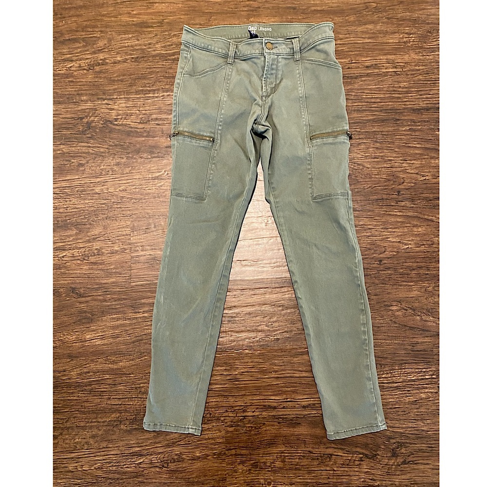 GAP Green Cargo Legging Jeans